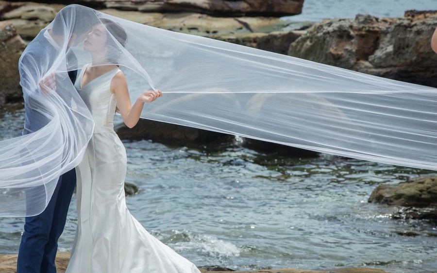 婚紗照 風格,婚紗攝影 推薦,海景自助婚紗,北海岸婚紗